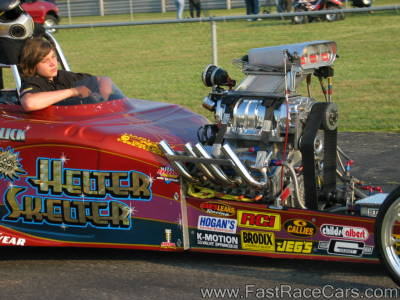 Wicked Altered Drag Car with Blower