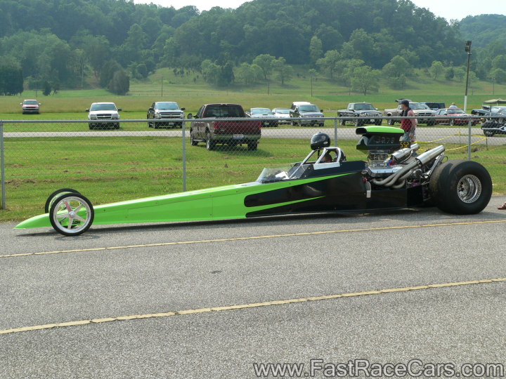 Green and Black DRAGSTER
