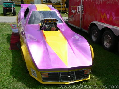 Nostalgia Corvette Funny Car