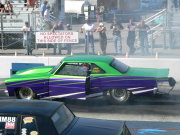 Green And Purple Nova Drag Car