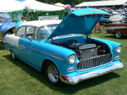 Baby Blue And White 1956 Chevy