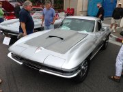 Silver 1963 Chevrolet Corvette Stingray