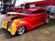 1937 5-Window Coupe With Flames