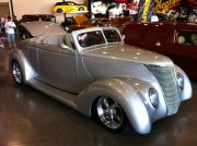 Silver 1937 Rag-Top Coupe