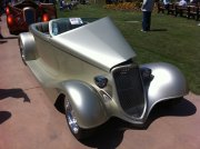Silver 1934 Custom Hot Rod
