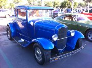 1930s Blue 5-Window Coupe