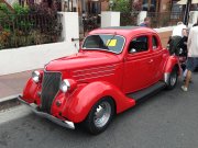 Red 1930s 5-Window Coupe