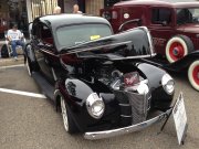 Black 1940 Ford Coupe