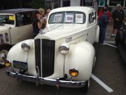White 1939 Packard 110 Coupe