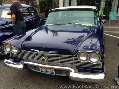 Blue 1958 Plymouth Fury