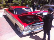 Red And White 1962 Chevrolet Impala