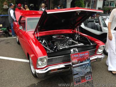 Red 1966 Chevrolet Nova