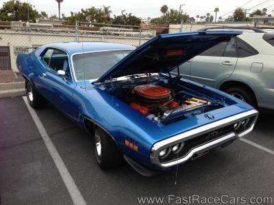 1971 Blue Plymouth GTX with 440 Six-Pack