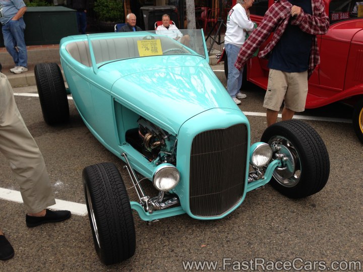 1930s Light Blue Ford Roadster
