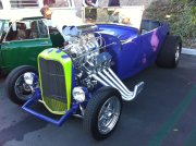 Custom Blue Roadster With Blower