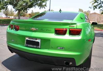 2011 Synergy Green Camaro RS Rear View