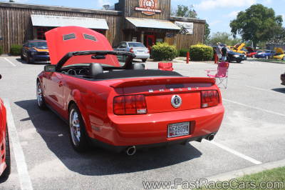 Red Shelby Cobra Mustang Convertible