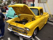 Yellow 1950s Chevrolet Step-Side Pickup Truck